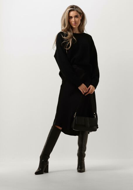 Zwarte SECOND FEMALE Midirok EDDY MW MIDI SKIRT - large