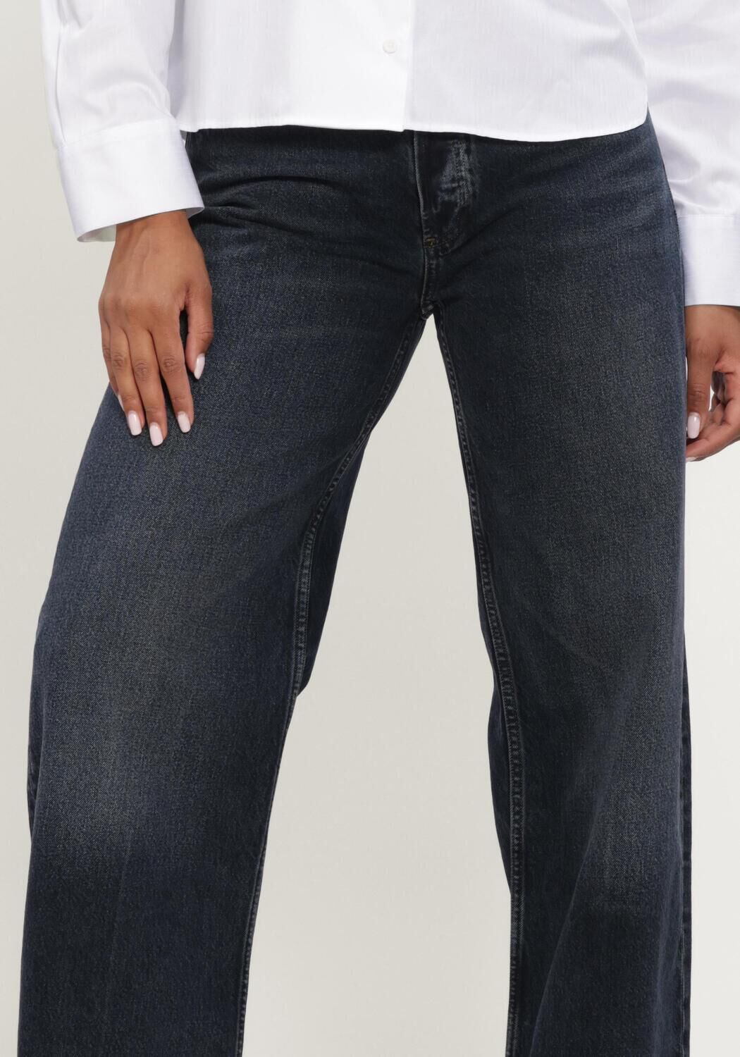 Donkerblauwe AGOLDE Wide jeans ARC JEAN 32 IN CENTRAL - large
