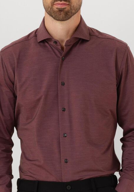 Bruine XACUS Klassiek overhemd ACTIVE SHIRT 520ML - large
