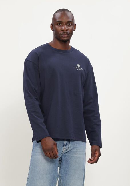 Donkerblauwe DENHAM T-shirt TSUBAKI - large