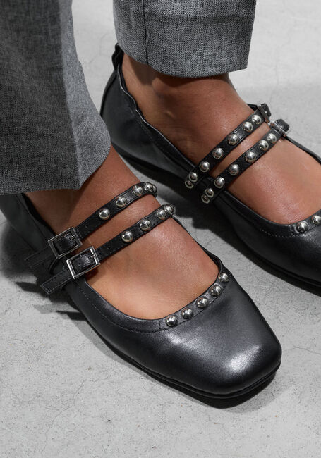 Zwarte STEFANO LAURAN Ballerina's BAILARINA ARRUGADA Zwarte STEFANO LAURAN Ballerina's BAILARINA ARRUGADA - large