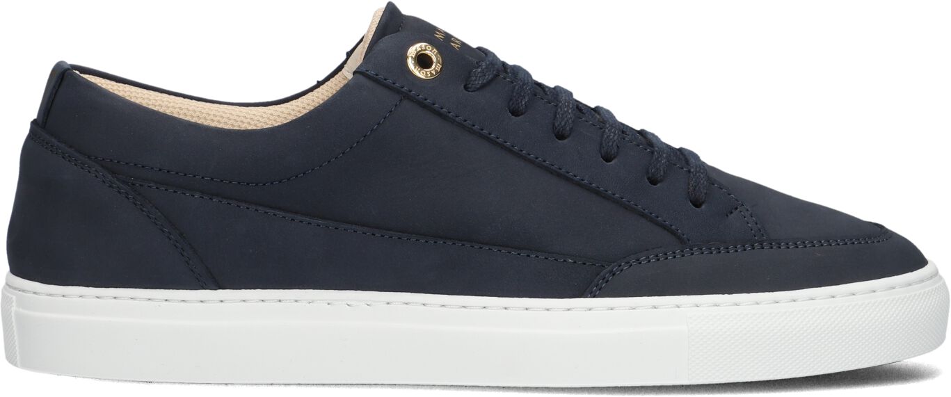 Mason Garments Lage Sneakers Heren Tia Dress, Maat: 44, Materiaal: Nubuck, Kleur: Blauw