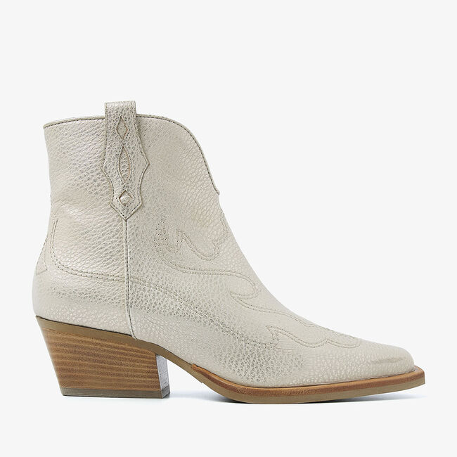 Beige VIA VAI Enkellaarsjes DO OLIVIA - large