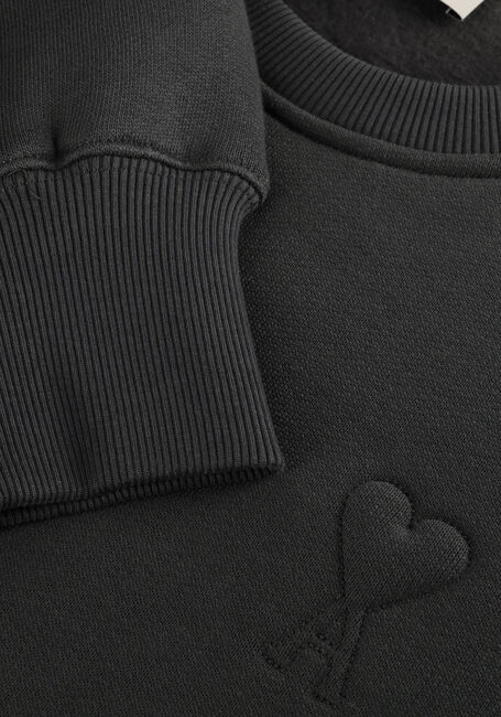 Donkergrijze AMI PARIS Trui EMBOSSED SWEATSHIRT - large
