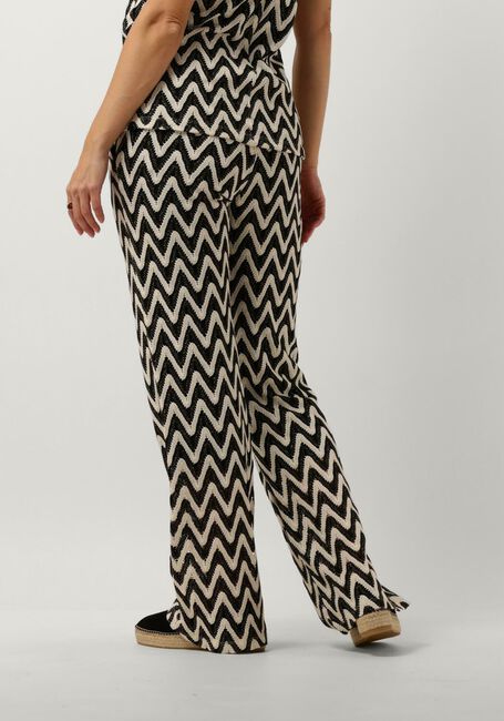 Zwarte SUMMUM Pantalon PANTS ZIG ZAG CROCHET - large