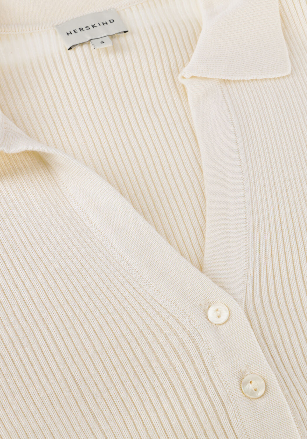 Ecru HERSKIND Trui FINN KNIT BLOUSE - large