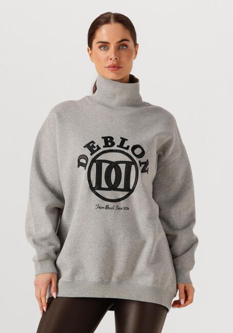 Lichtgrijze DEBLON SPORTS Sweater TESS SWEATER - large