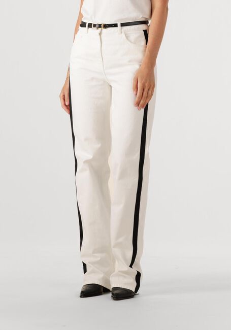Witte ELISABETTA FRANCHI Straight leg jeans JEANS TROUSERS - large