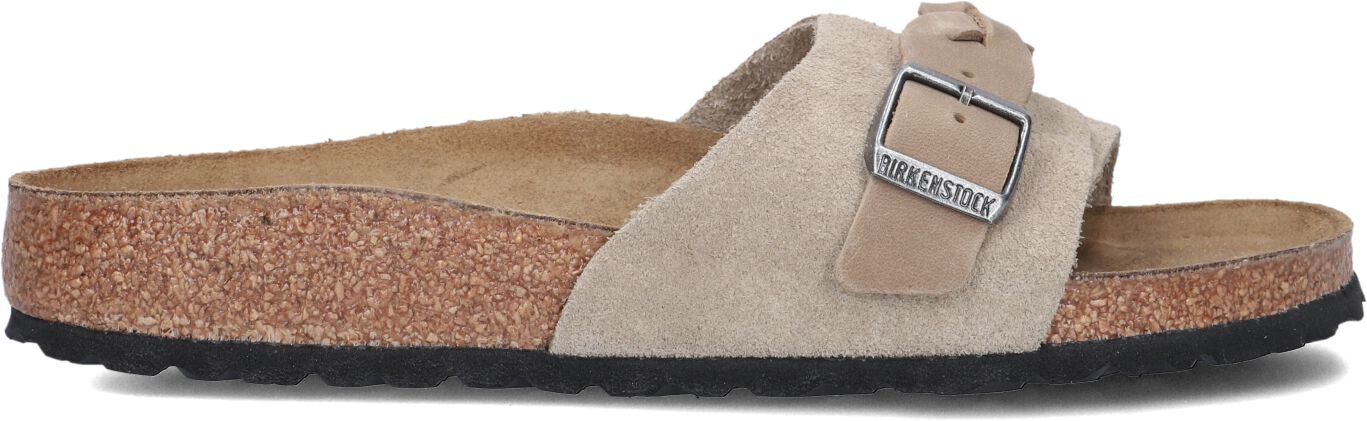 Birkenstock Slippers
Dames Oita Braided, Maat: 39, Materiaal: Suède, Kleur: Taupe afbeelding 1