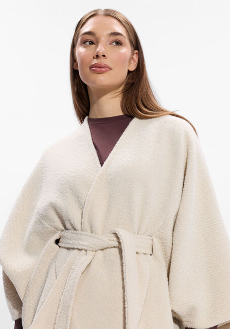 Ecru SEA ME HAPPY Blazer RUANA COVER UP WOOL - large