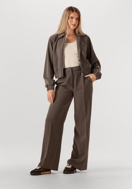 Taupe DANTE6 Wijde broek ALAIN TAILORED PANTS - large
