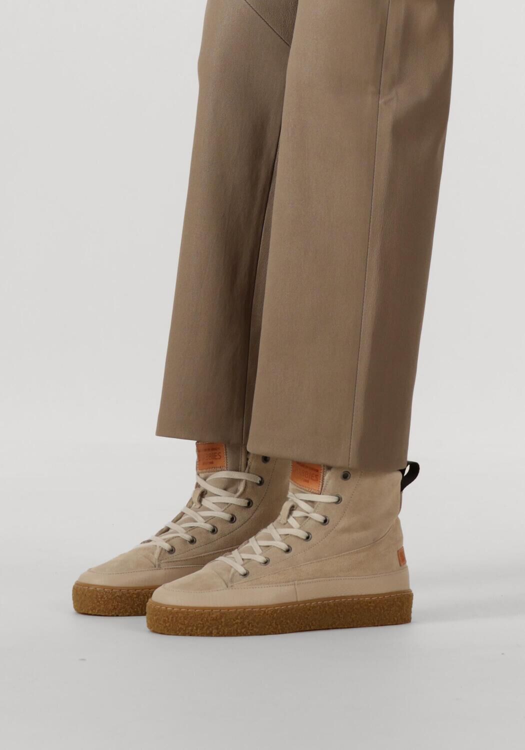 Grijze SHABBIES Hoge sneakers CHEWY LILY - large