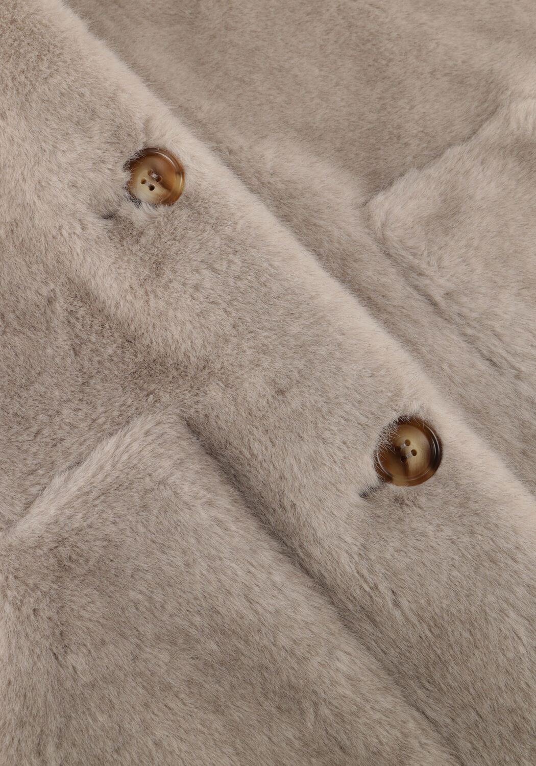 Taupe ALTER EGO Faux fur jas LENA - large