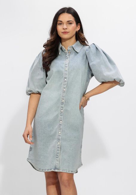 Lichtblauwe JANICE Mini jurk STEFF - large