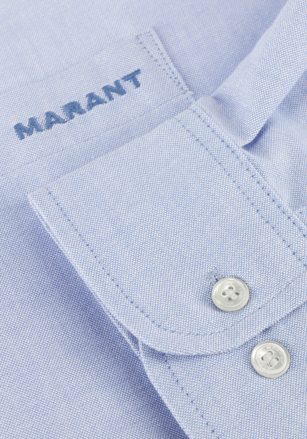 Lichtblauwe ISABEL MARANT Casual overhemd JASOLO SHIRT - large