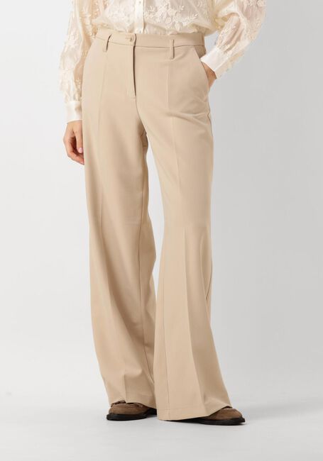 Beige SUMMUM Wijde broek TROUSERS FOAM UNI_ - large