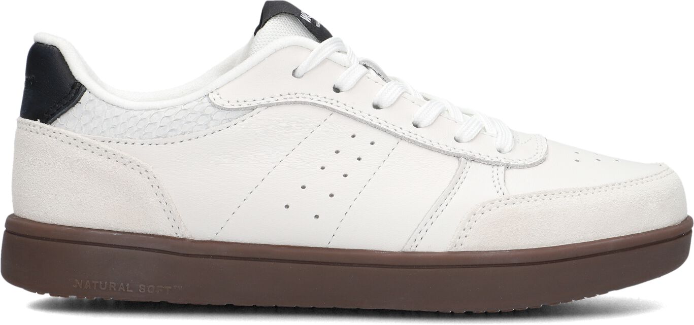Woden Lage Sneakers Dames Bjork Mix, Maat: 42, Materiaal: Leatherlook, Kleur: Wit
