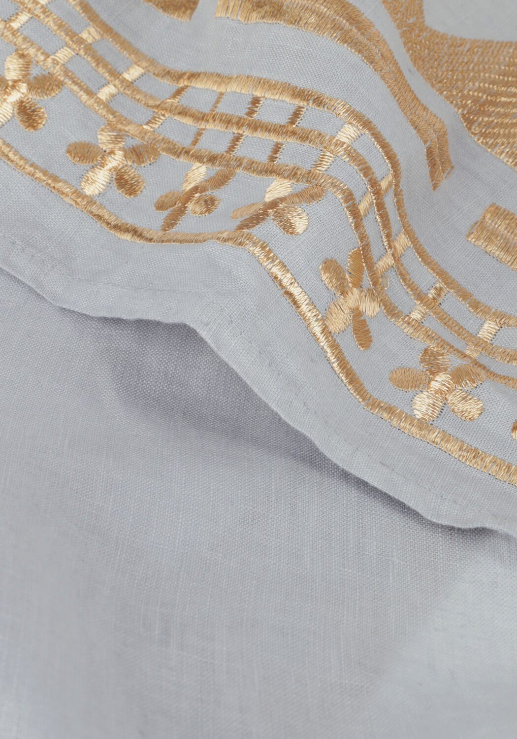 Lichtblauwe GREEK ARCHAIC KORI Mini jurk 230645 - large