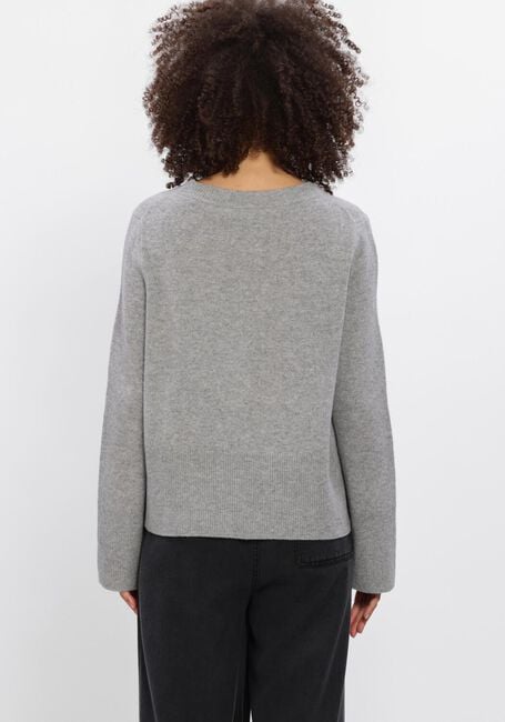 Lichtgrijze CLOSED Trui CREW NECK LONGSLEEVE - large