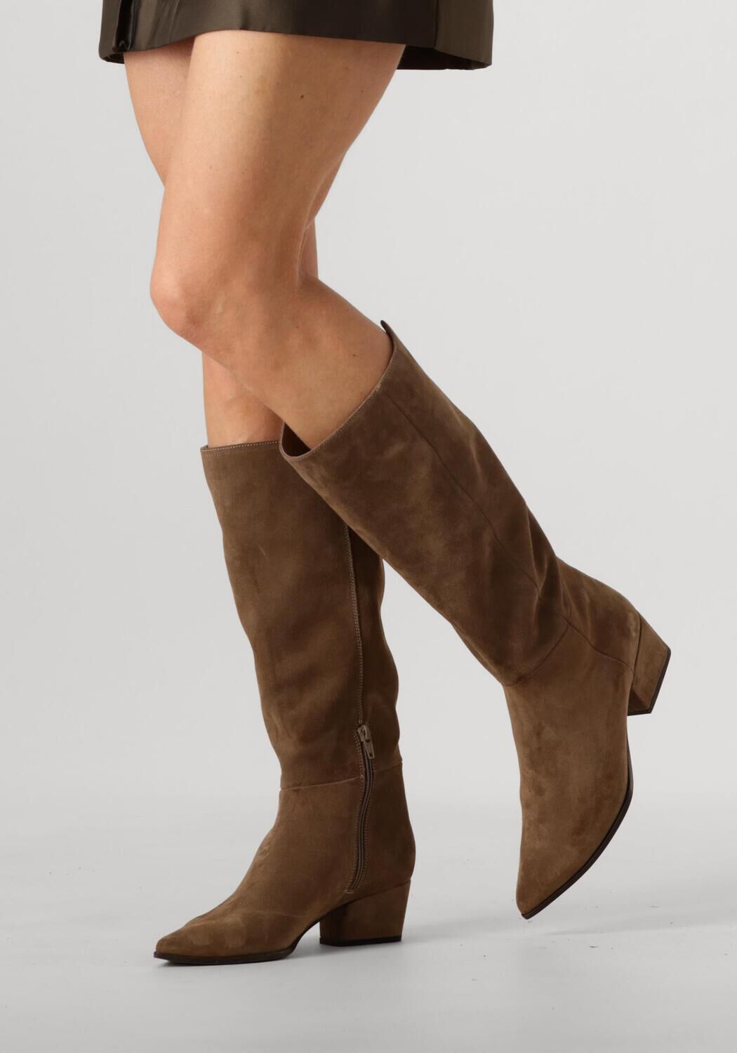 Taupe UNISA Hoge laarzen JEFRI - large