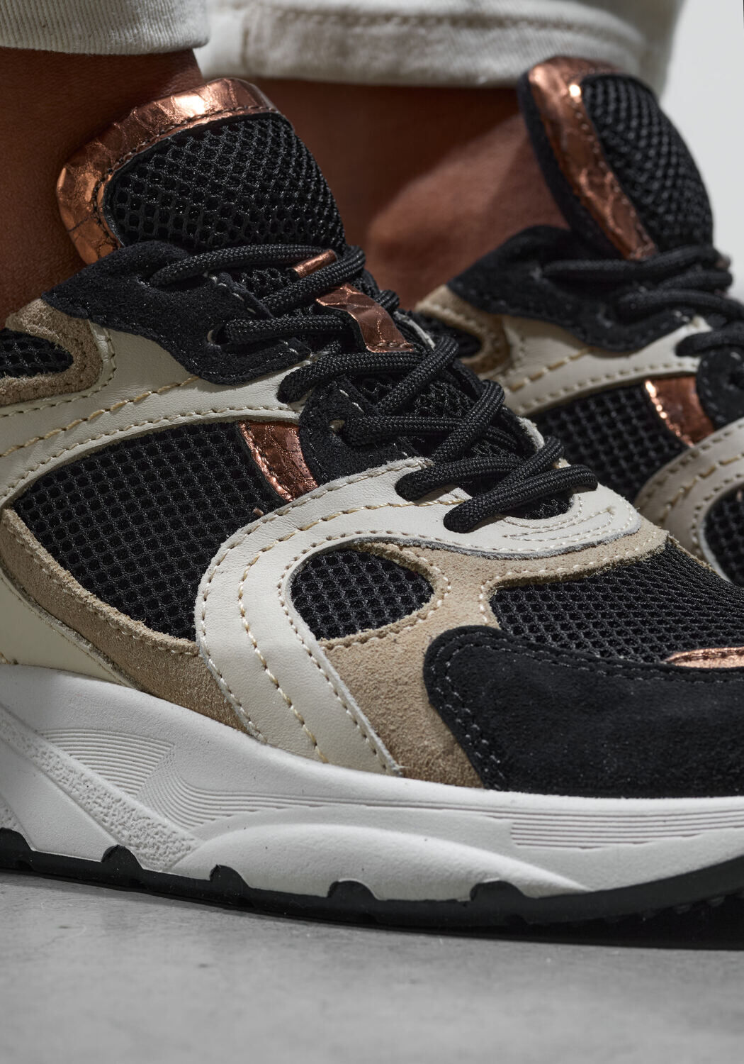 Zwarte LINA LOCCHI Lage sneakers CIBEL - large