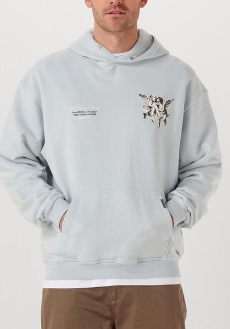 Lichtblauwe REPRESENT Trui LEGAY CHERUBS HOODIE - large
