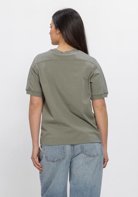 Groene ANINE BING T-shirt WALKER TEE COLLEGIATE WASHED - large