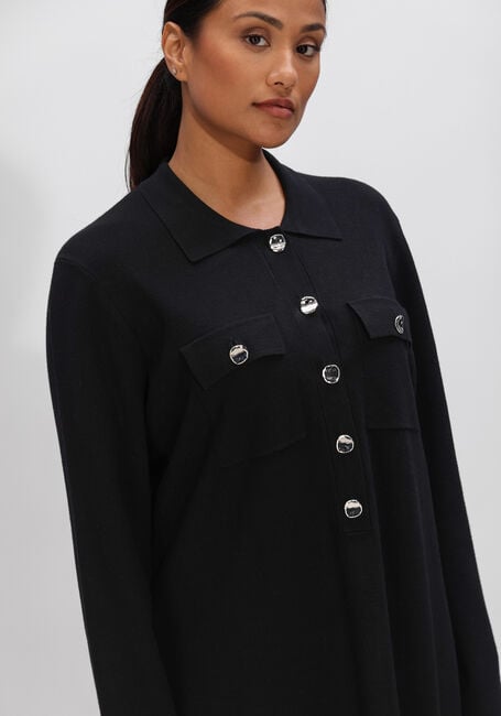 Zwarte RIANI Mini jurk STRICK KLEID - large