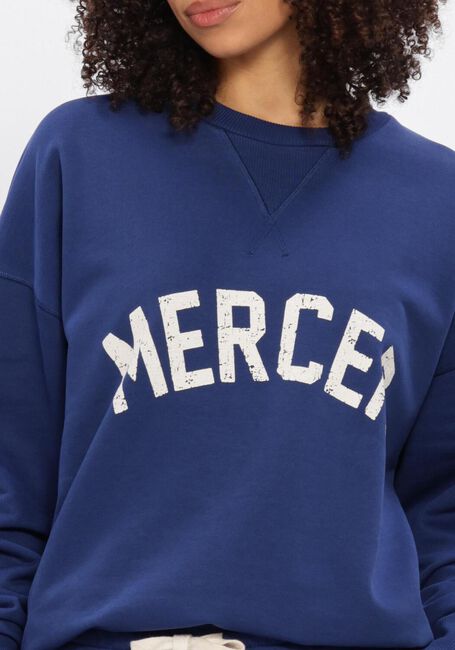 Donkerblauwe MERCER AMSTERDAM Sweater MERCER LOGO SWEAT - large