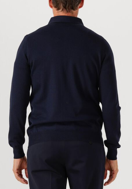 Donkerblauwe GRAN SASSO Polo POLO L SLV - large