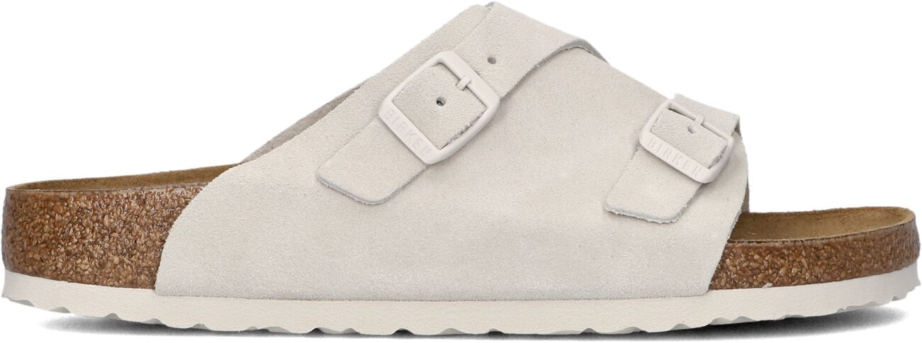Birkenstock Slippers
Dames Zurich Dames, Maat: 35, Materiaal: Suède, Kleur: Wit