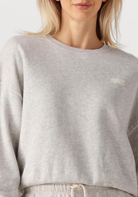 Lichtgrijze AMERICAN VINTAGE Sweater KODYTOWN WOMAN - large