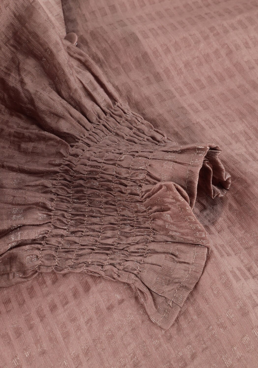 Taupe CO'COUTURE Blouses CHARLIECC FRILL SS SHIRT - large