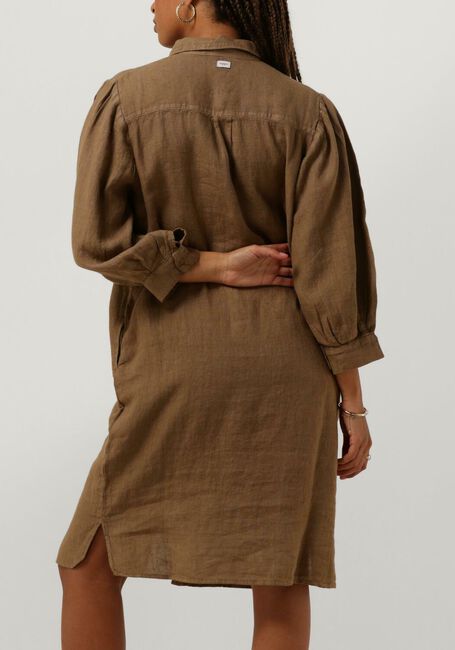 Bruine PENN & INK Midi jurk DRESS - large