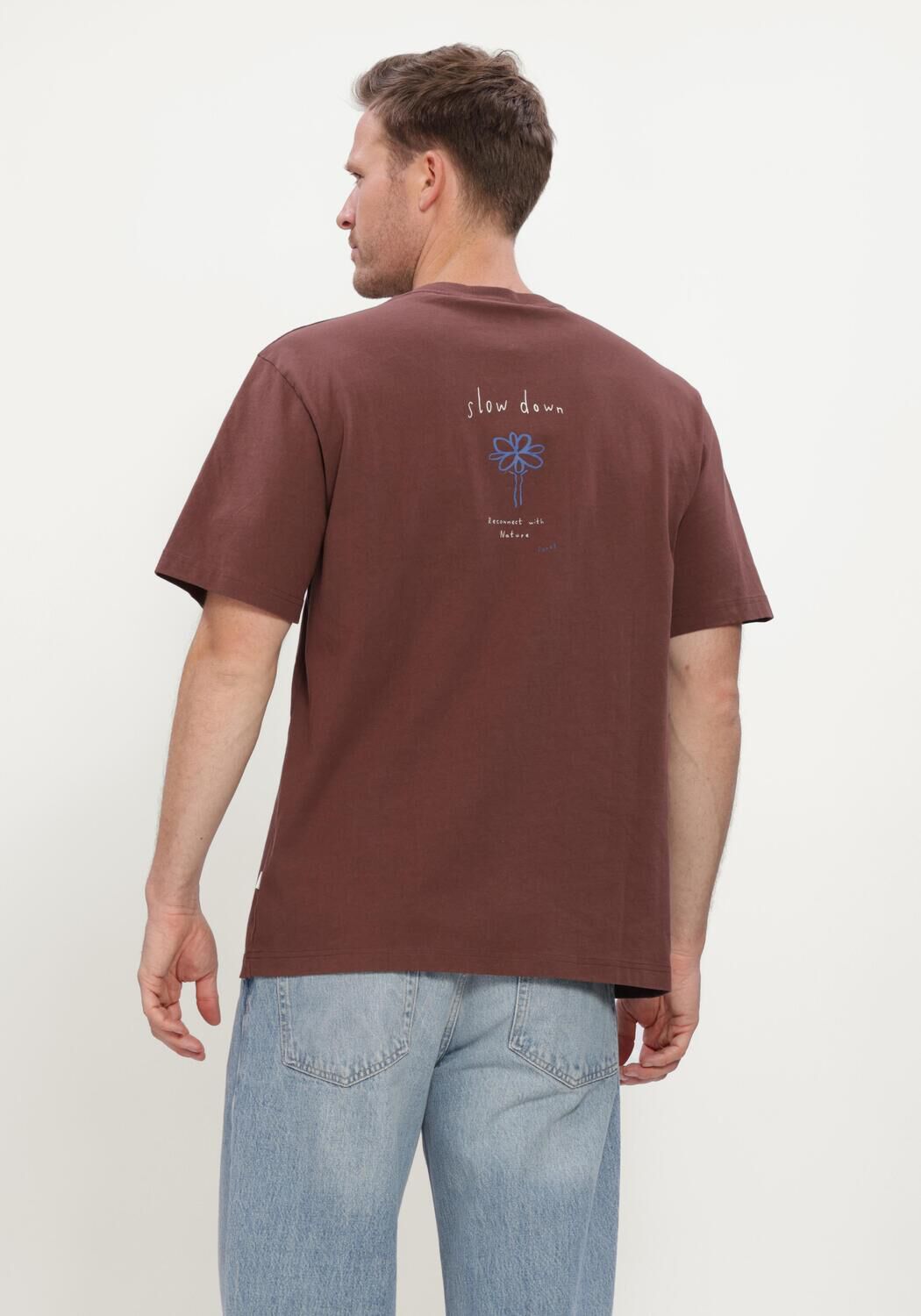 Bordeaux FOR&Eacute;T T-shirt HAZE T-SHIRT MOLE - large
