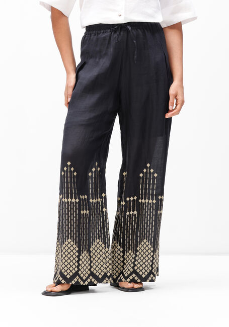 Zwarte GREEK ARCHAIC KORI Broeken S26K-4081083 - large