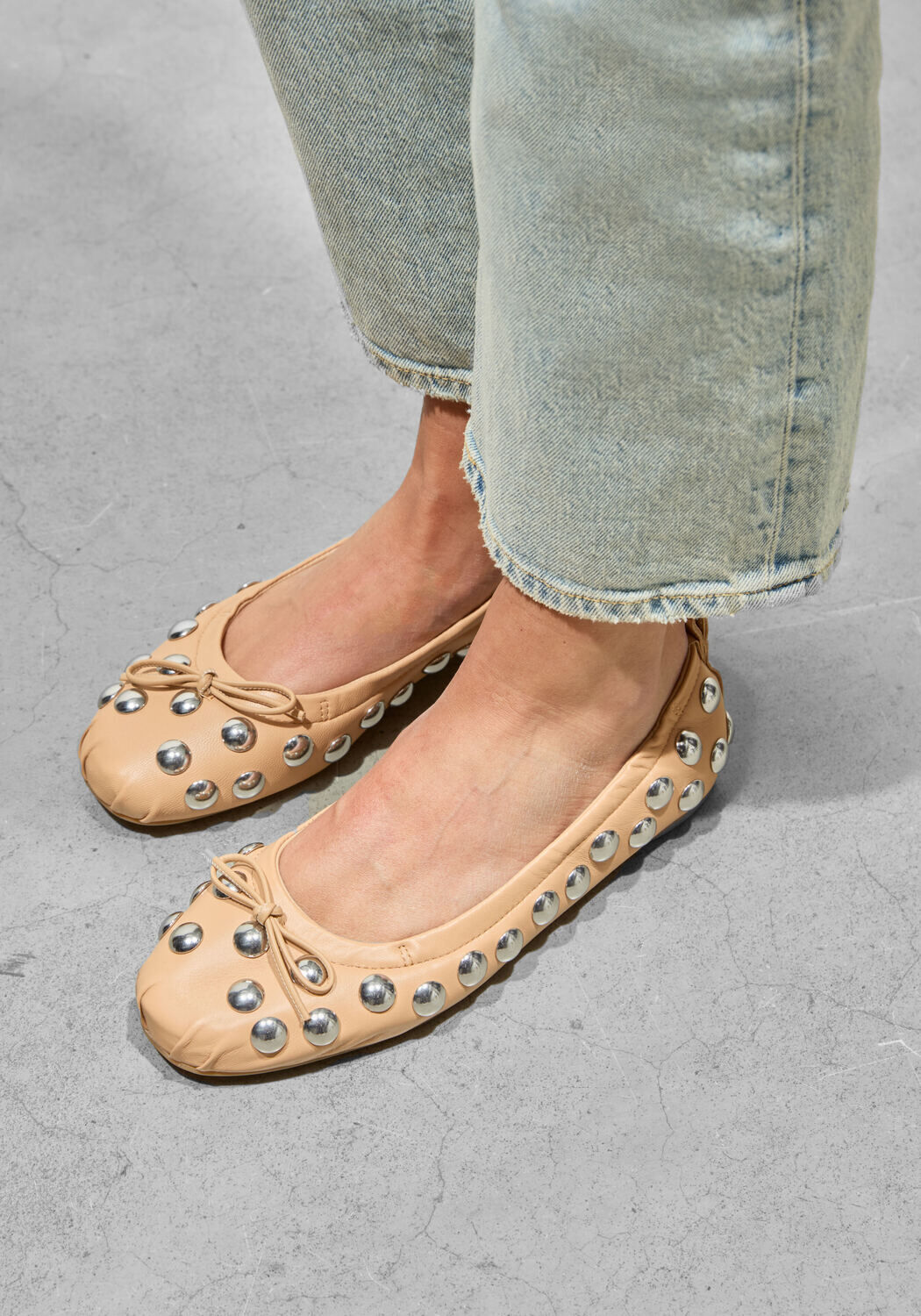 Beige HOGAN Ballerina's H684 BALLERINA BORCHIE - medium