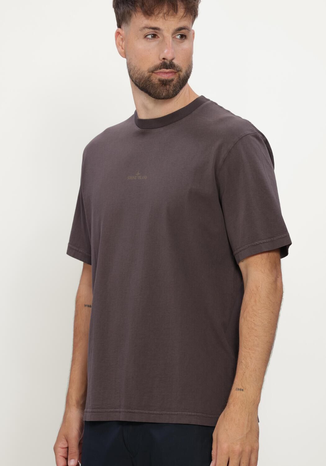 Antraciet STONE ISLAND T-shirt SS T-SHIRT S0E19 - large