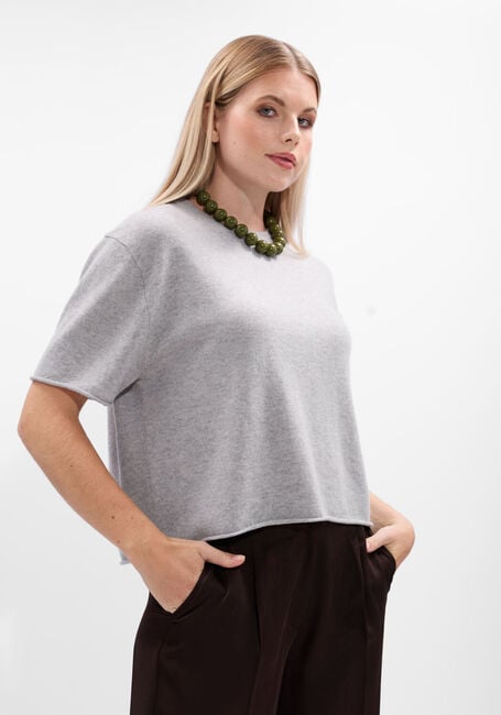 Lichtgrijze LISA YANG Top CILA T-SHIRT - large