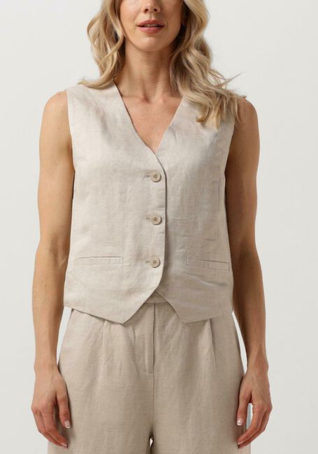 Beige MINUS Gilet AUGUSTE VEST - large