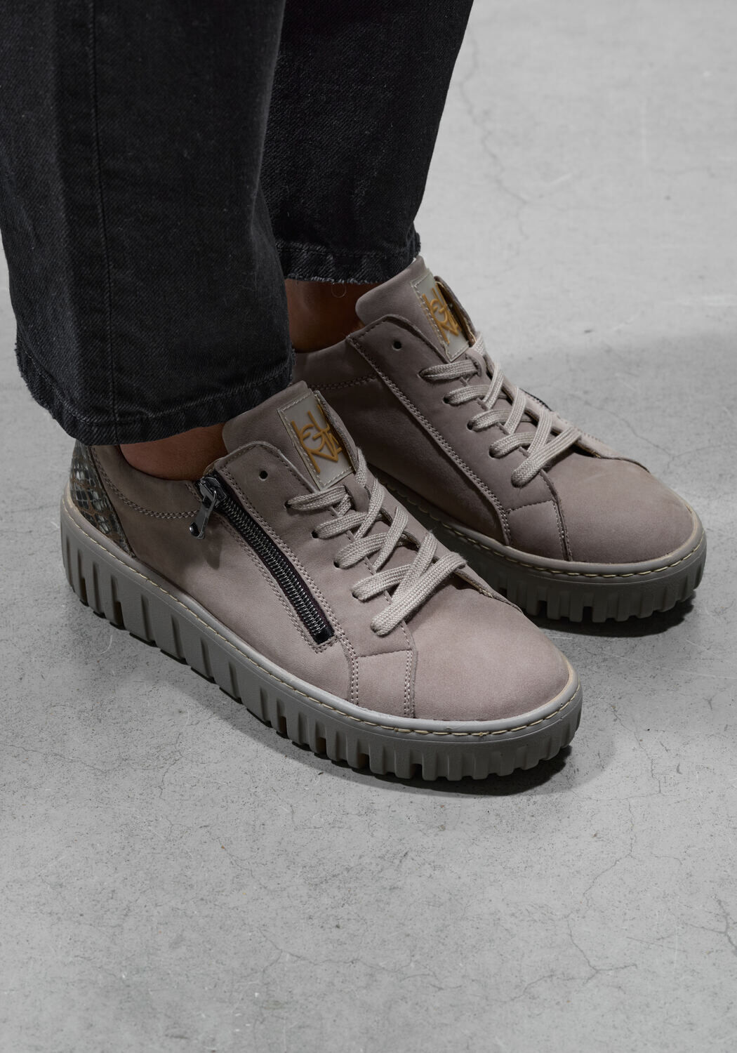 Beige WALDLAUFER Sneakers COMBI H RITS SNEAKER - large