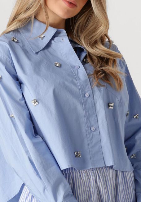 Lichtblauwe IBANA Blouses TIBERIO - large