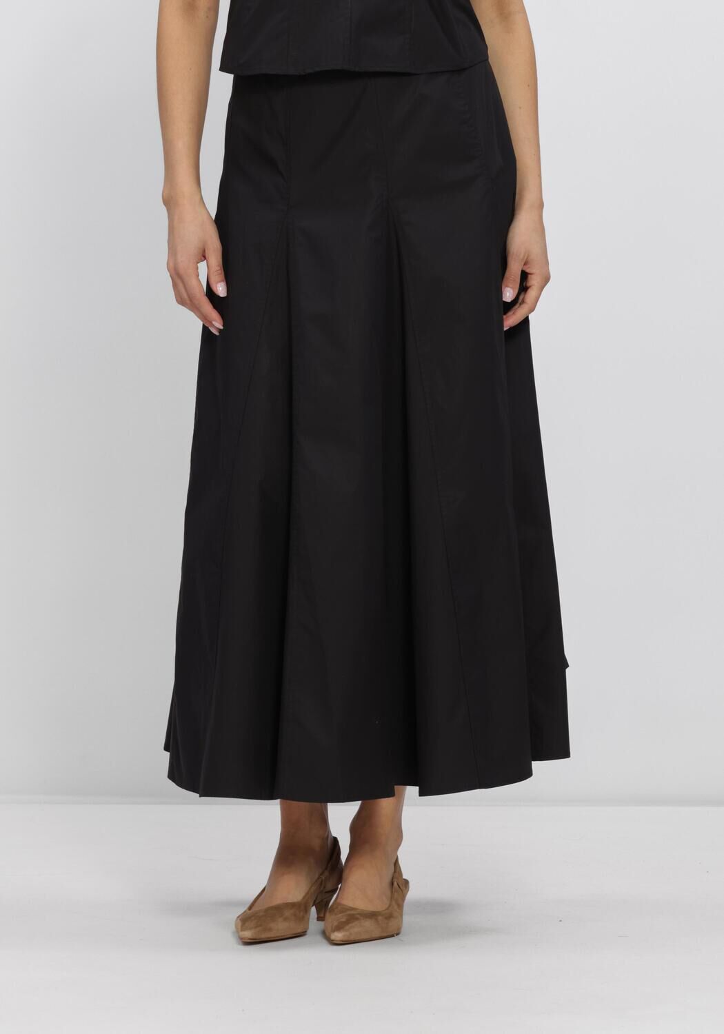 Zwarte HERSKIND Midirok GRETA SKIRT - large