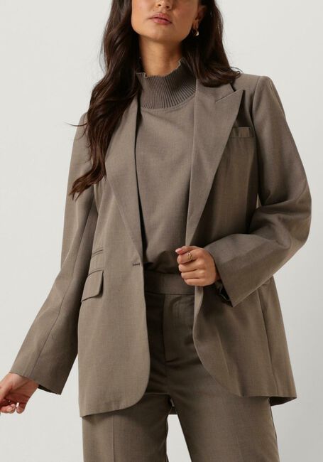 Taupe CO'COUTURE Blazer VIDACC SINGLE OVERSIZE BLAZER - large