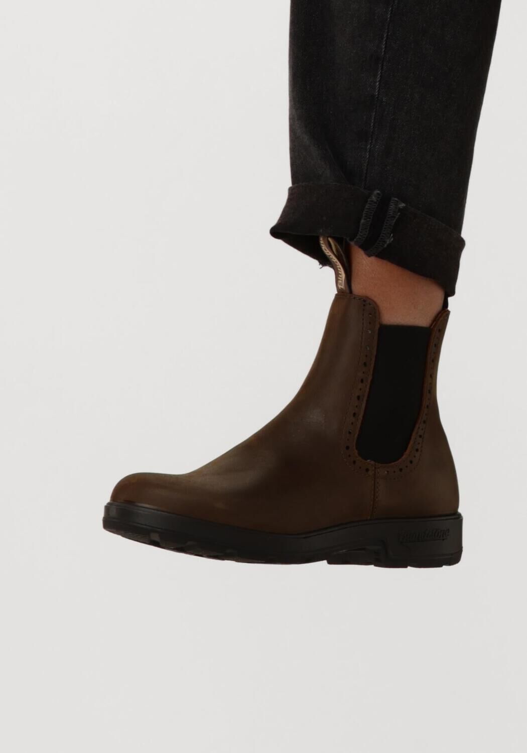 Bruine BLUNDSTONE Chelsea boots WOMEN'S HIGH TOP - large