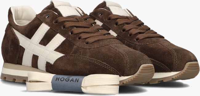 Bruine HOGAN Lage sneakers H671 ALLACCIATO Bruine HOGAN Lage sneakers H671 ALLACCIATO - large