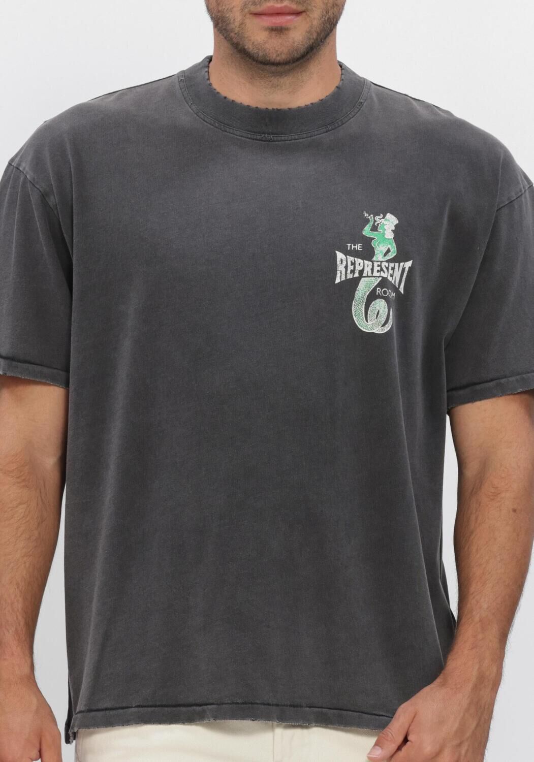 Grijze REPRESENT T-shirt THE VIPER ROOM DICE T-SHIRT - large