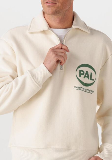 Ecru PAL Sporting Goods Trui COMPANY HALF ZIP AW25 - large