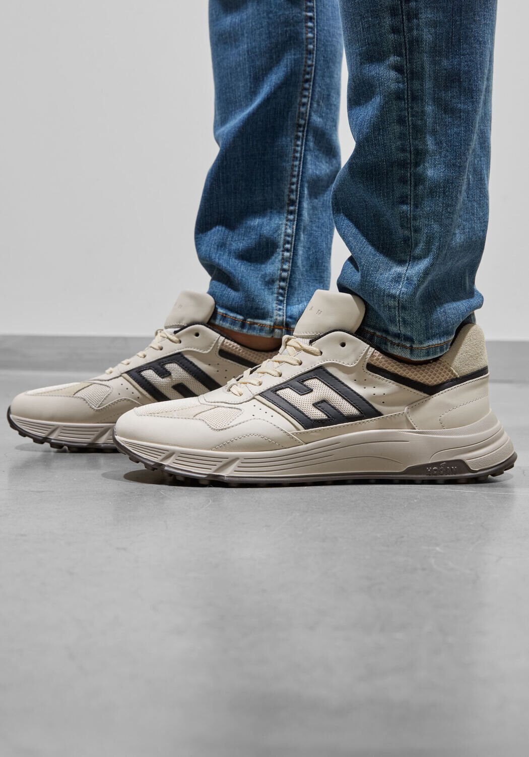 Witte HOGAN Lage sneakers HYPERLIGHT ALLACCIATO - large