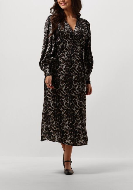 Bruine CO'COUTURE Midi jurk LEO LEO WRAP DRESS - large